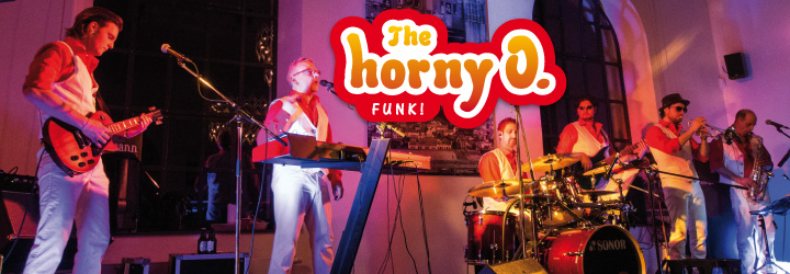 21.06. bis 12.09.2014: Funk-Formation »The Horny O.« der JAZZUNION e.V. live!